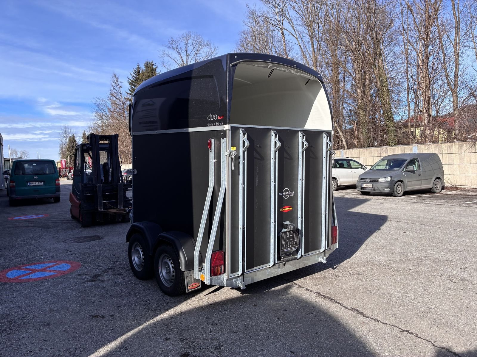 Viehanhänger del tipo Böckmann Duo Esprit Silver+Black, Gebrauchtmaschine In Bergheim (Immagine 3)