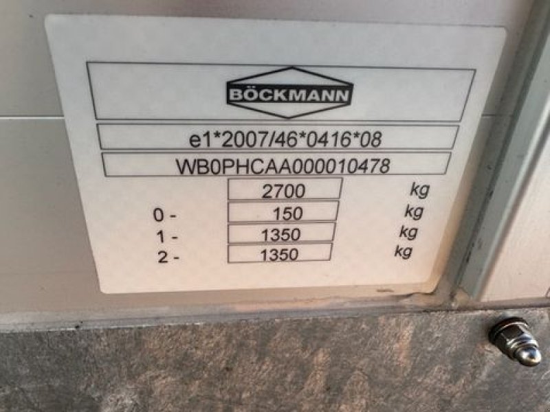 Viehanhänger of the type Böckmann Pferdeanhänger Big Champion SKA 3,50x1,75m 2,7to, Neumaschine in Tamsweg (Picture 21)