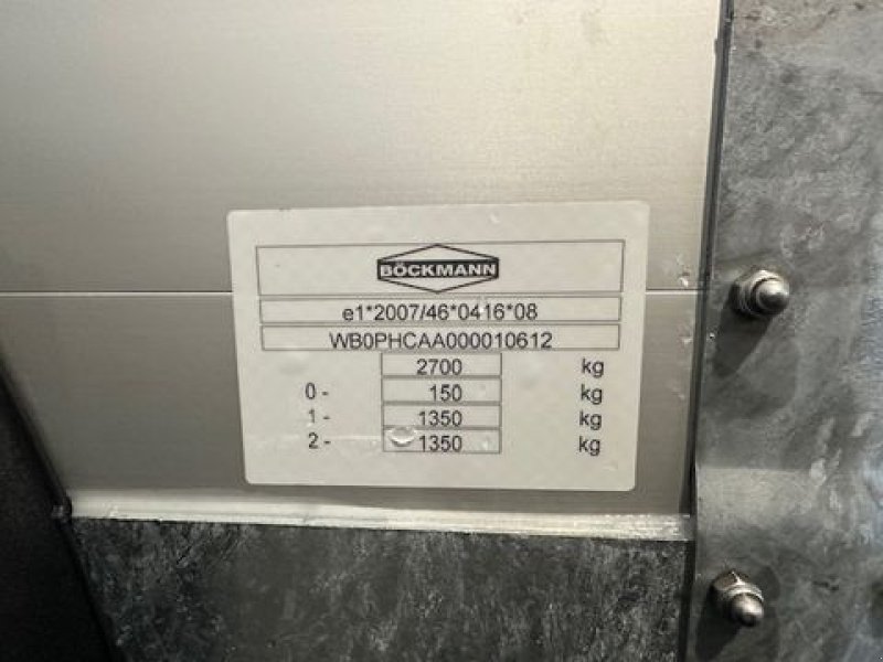 Viehanhänger of the type Böckmann Pferdeanhänger Portax K (22) 3,56x1,75m 2,7to, Neumaschine in Tamsweg (Picture 5)