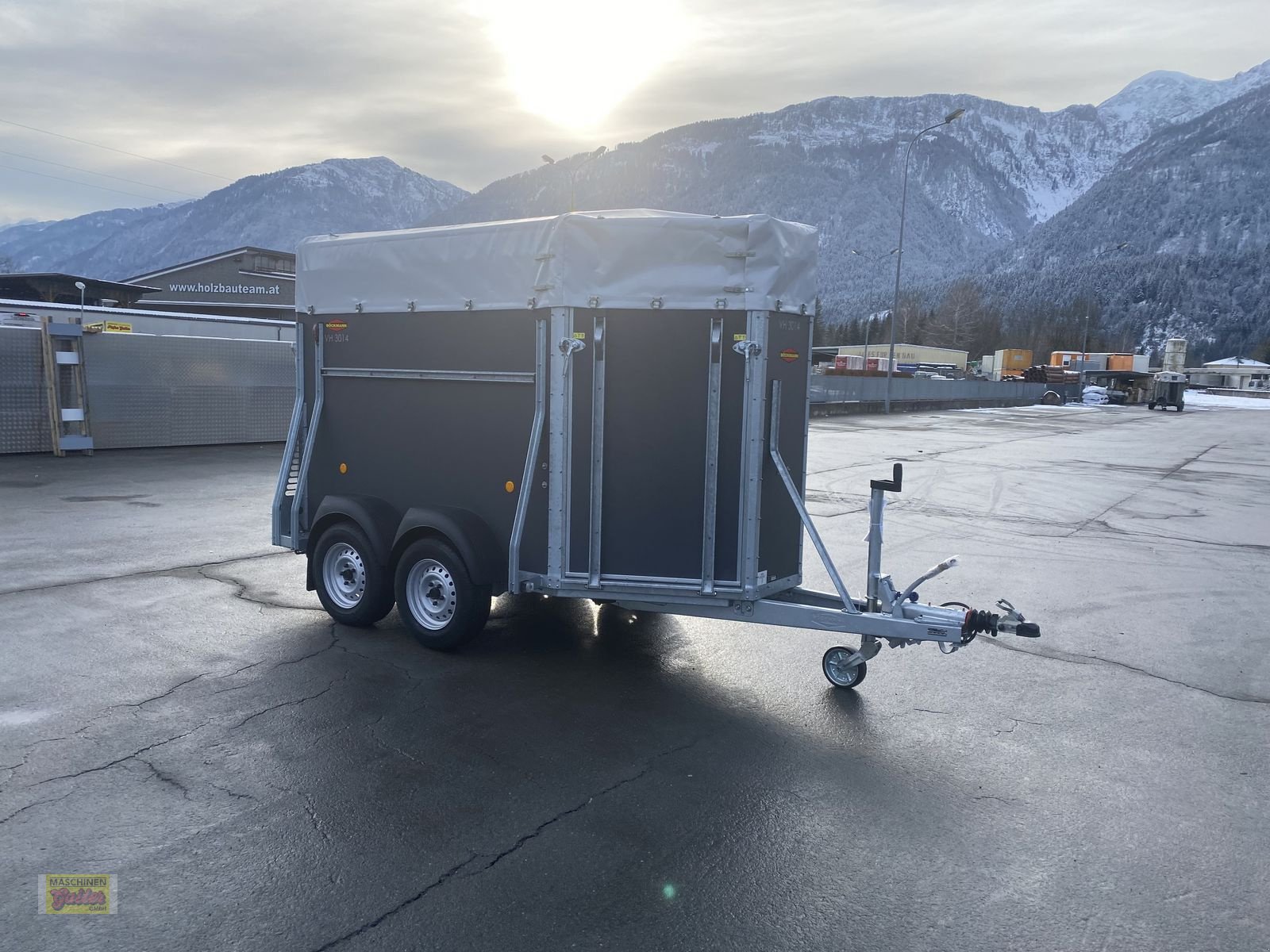 Viehanhänger des Typs Böckmann VH 3014 Viehanhänger in guter Ausstattung, Neumaschine in Kötschach (Bild 9)