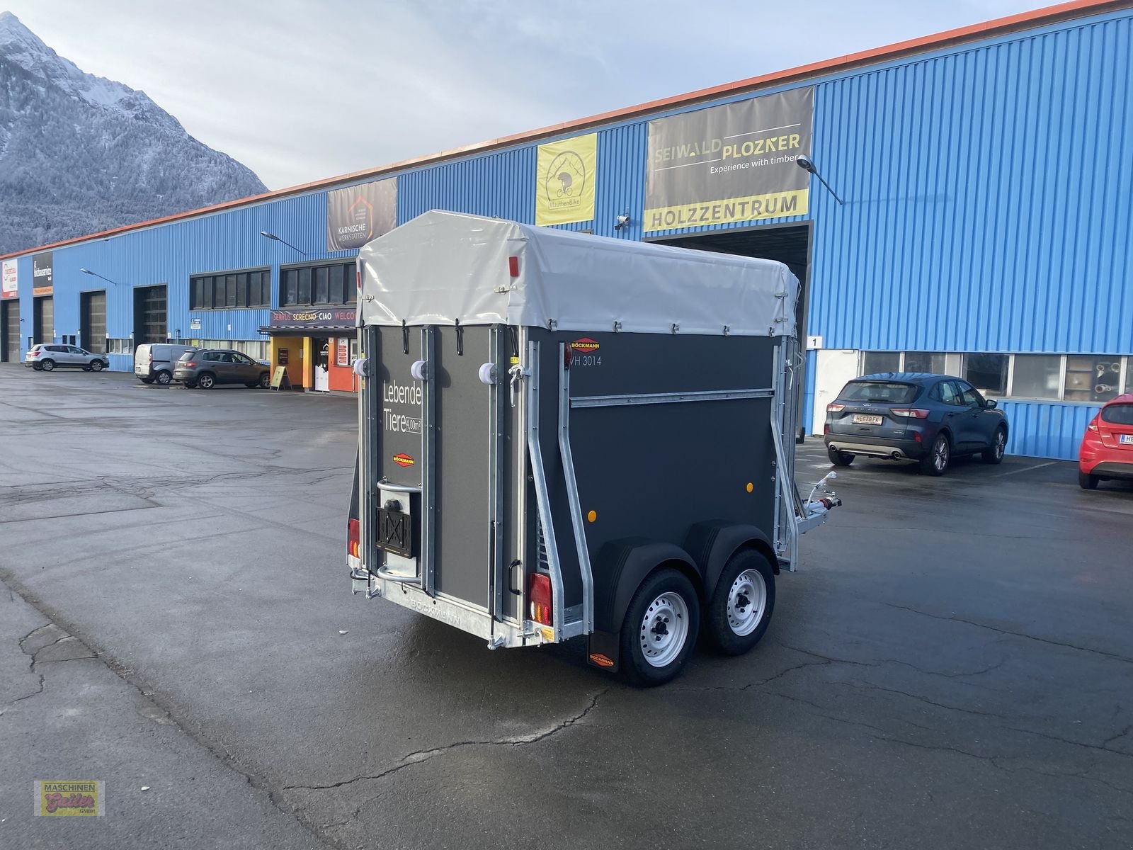 Viehanhänger des Typs Böckmann VH 3014 Viehanhänger in guter Ausstattung, Neumaschine in Kötschach (Bild 7)