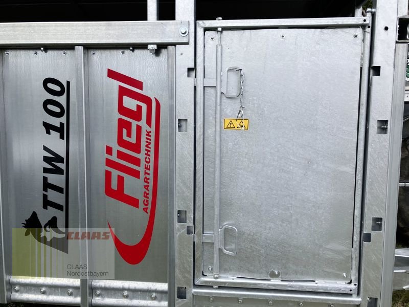 Viehanhänger typu Fliegl TTW 100 NOAH 1-ACHS, Neumaschine v Gefrees (Obrázek 5)