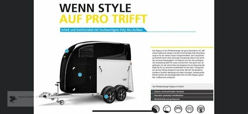 Viehanhänger des Typs Humbaur Pegasus 2400 PRO NEUHEIT ALUBODEN 100km/h, Gebrauchtmaschine in Gevelsberg (Bild 9)