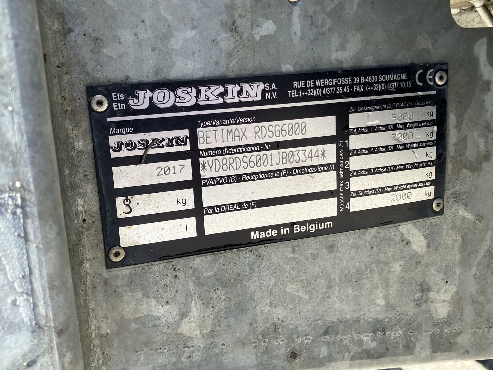 Viehanhänger typu Joskin Betimax RDS 6000, Gebrauchtmaschine v Villach (Obrázek 5)