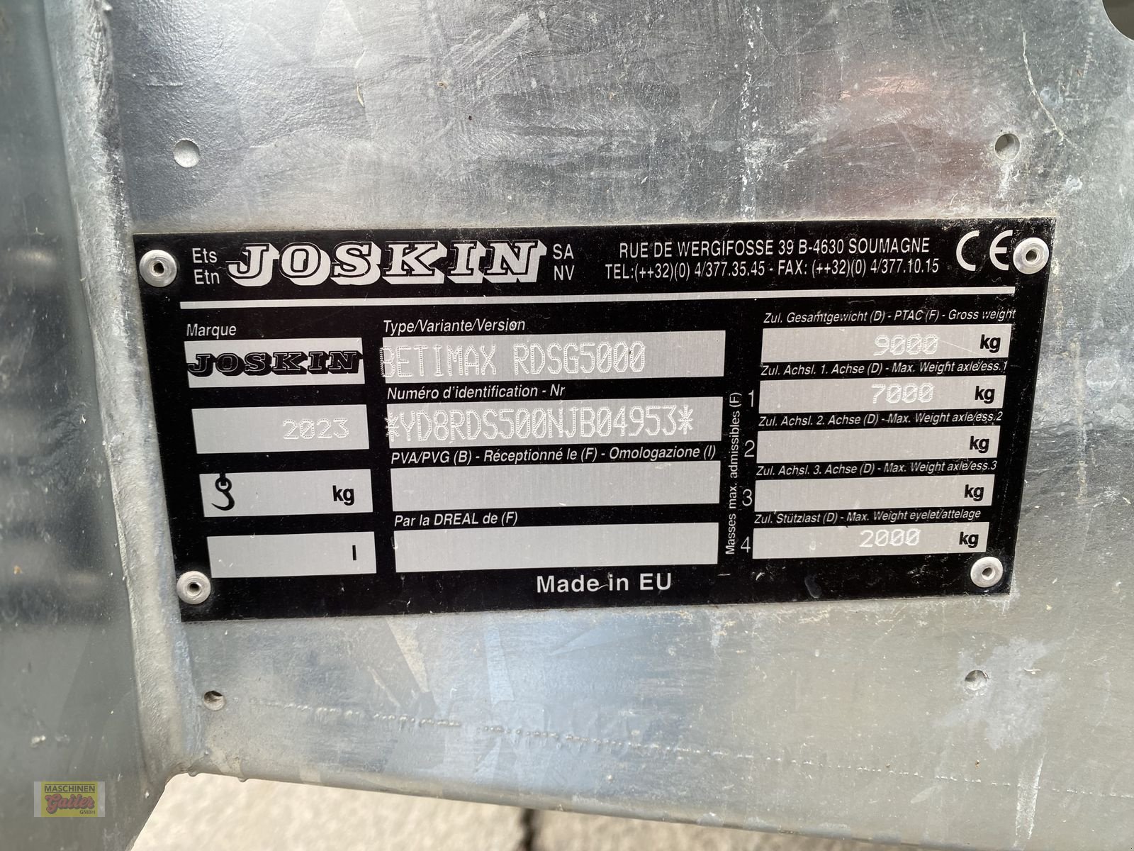 Viehanhänger des Typs Joskin Betimax RDSG 5000 Viehhänger absenkbar, Neumaschine in Kötschach (Bild 31)