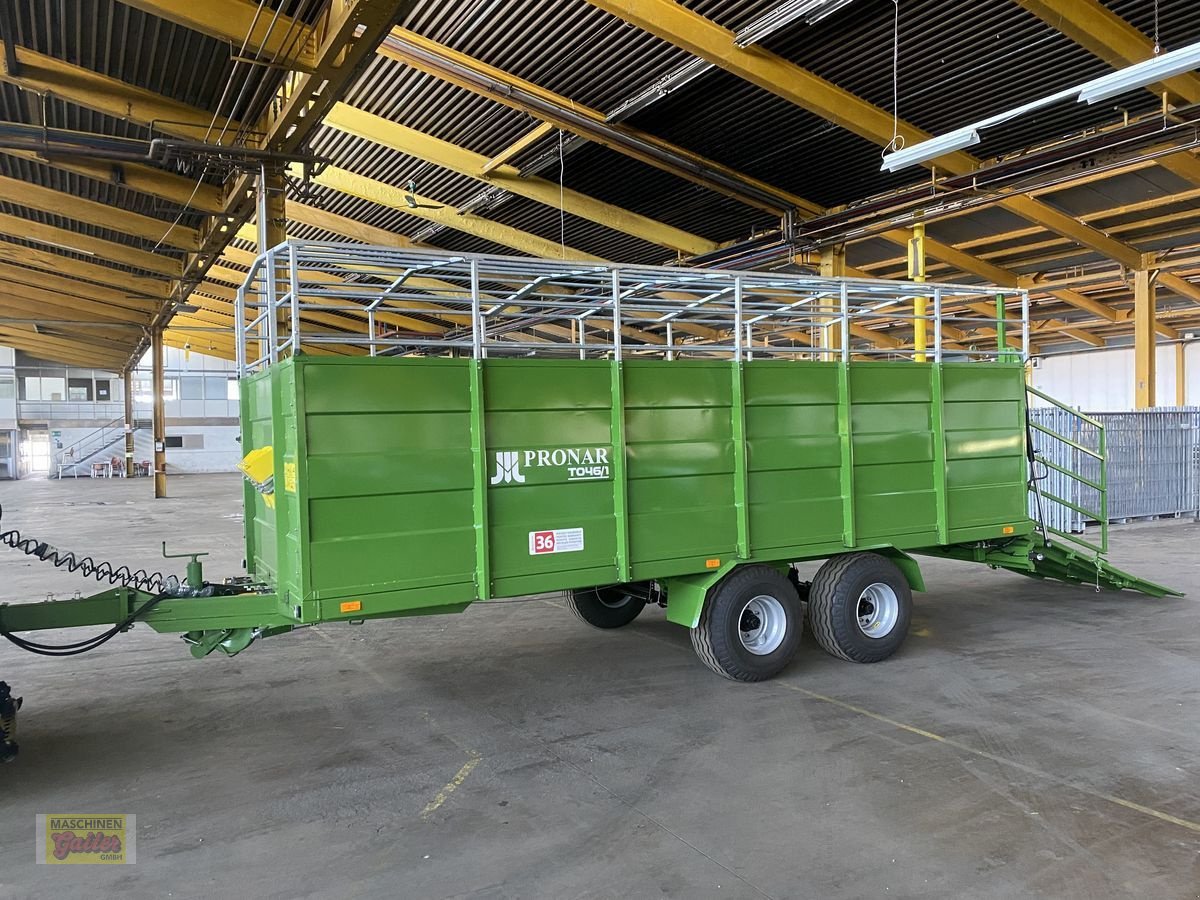 Viehanhänger typu PRONAR T046/1 (Kurier10) mit hydr. Viehtreppe, Gebrauchtmaschine v Kötschach (Obrázek 1)