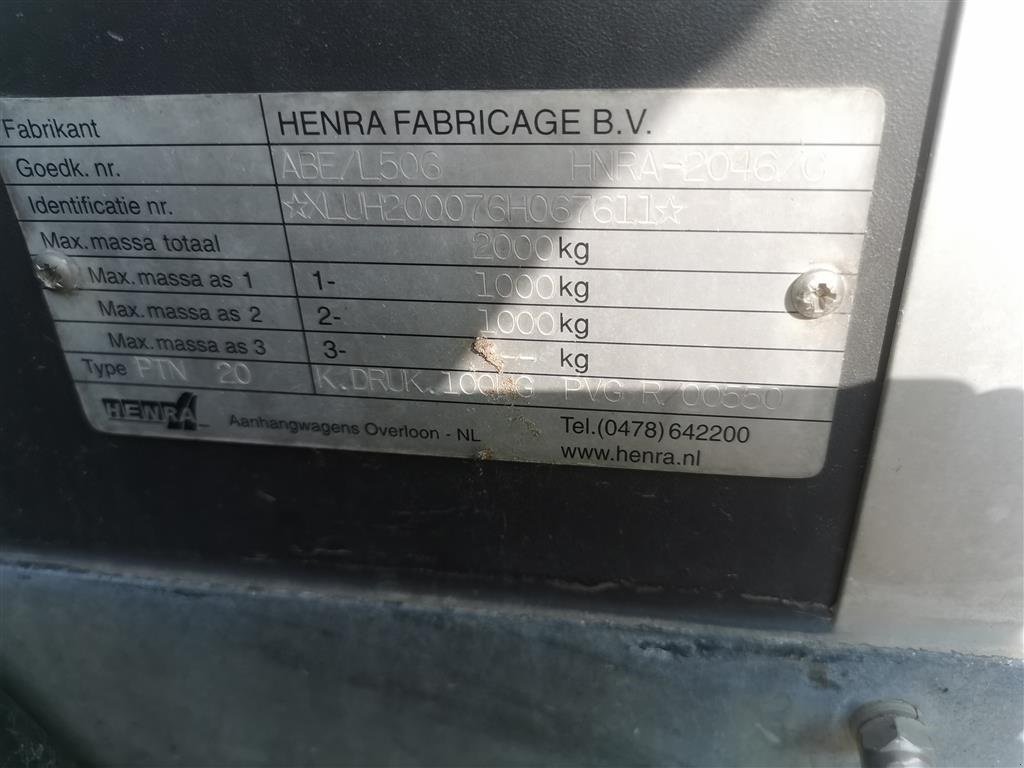 Viehanhänger des Typs Sonstige Hestetrailer Henra Buffalo MN 6240, Gebrauchtmaschine in Egtved (Bild 5)