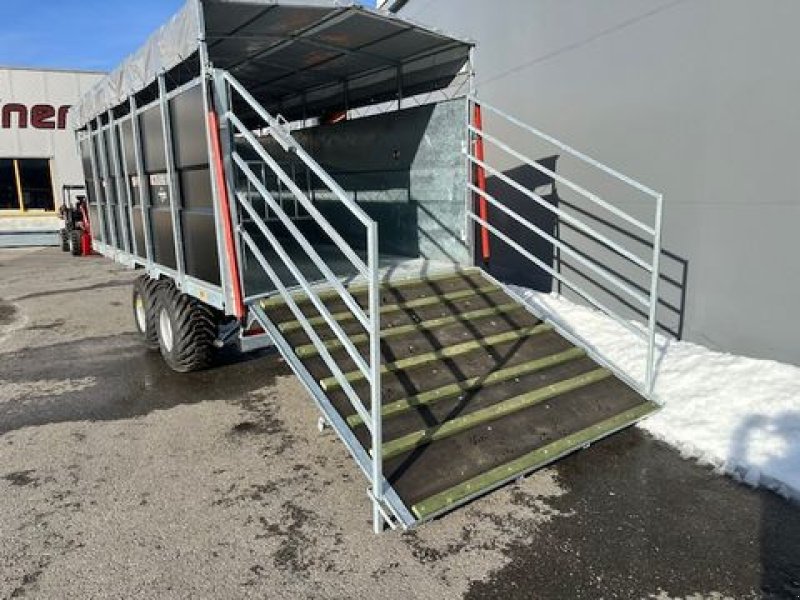 Viehanhänger typu Sonstige Kurier 10 Viehtransporter verzinkt, DL + hydr., Neumaschine v Tamsweg (Obrázek 12)