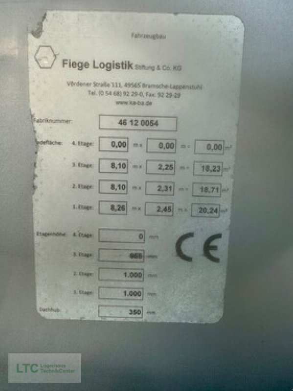 Viehanhänger typu Sonstige Viehanhänger – 3 Stock, Gebrauchtmaschine v Herzogenburg (Obrázek 8)