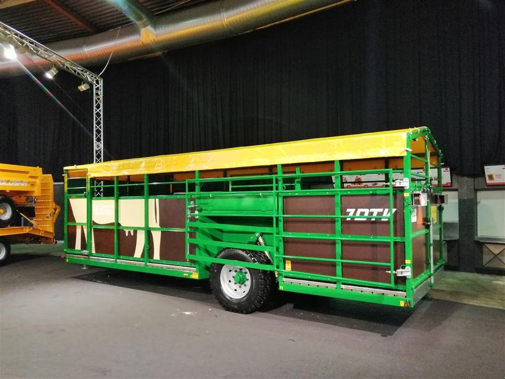 Viehanhänger des Typs Western WF7DTV Fangegitter og indv. Led lys, Gebrauchtmaschine in Mariager (Bild 1)