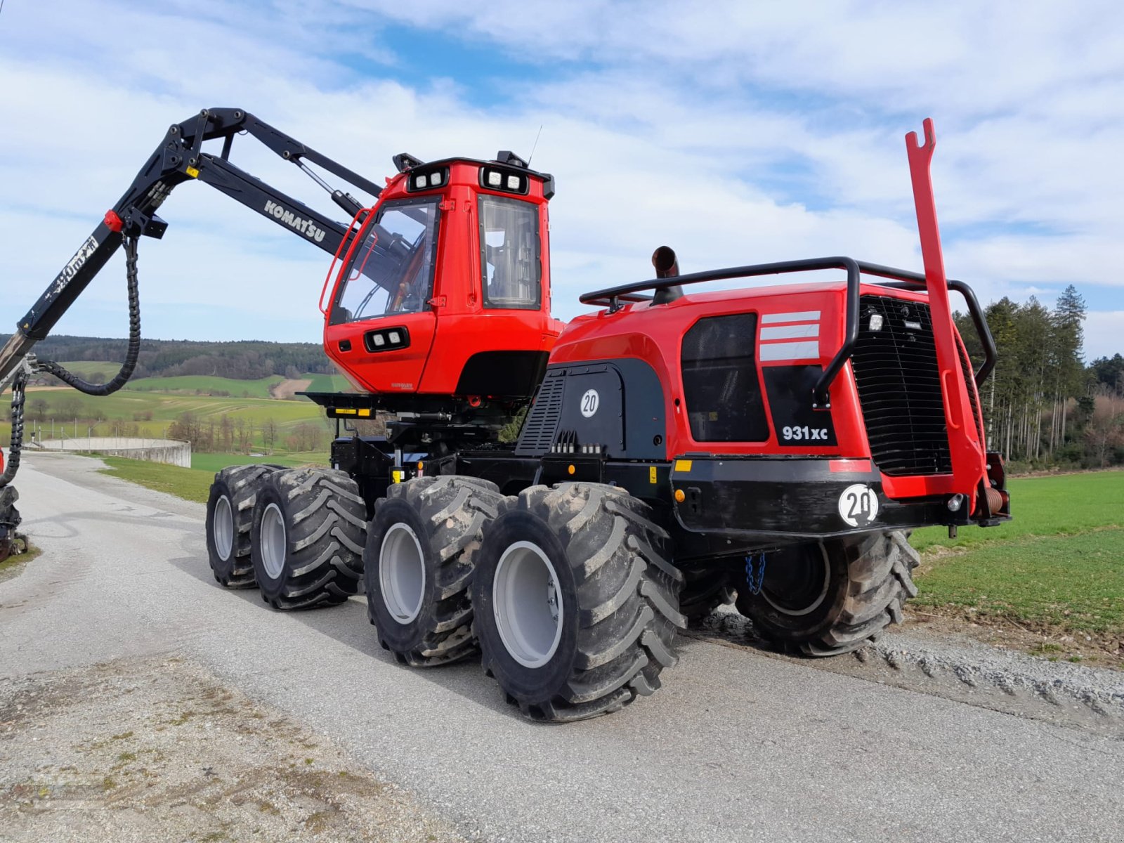 Vollernter a típus Komatsu 931 XC, Gebrauchtmaschine ekkor: Windberg (Kép 12)