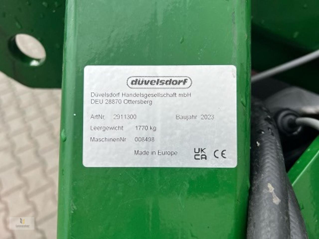 Walze des Typs Düvelsdorf 3 m, Gebrauchtmaschine in Neuhof - Dorfborn (Bild 6)