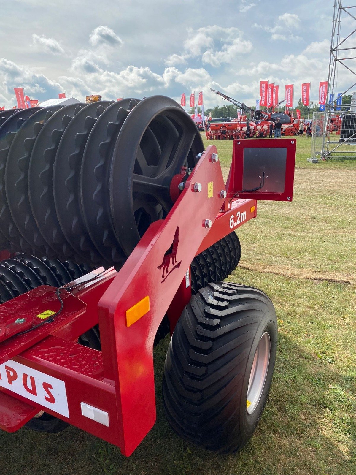 Walze Türe ait Lupus Cambridge Ackerwalze / Sowing roller, Neumaschine içinde Michałowo (resim 8)