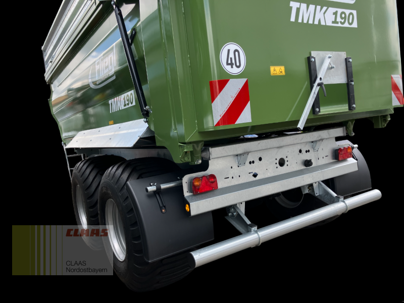 Wannenkipper van het type Fliegl TMK 190 FOX TANDEM HELLGRÜN, Neumaschine in Cham (Foto 5)