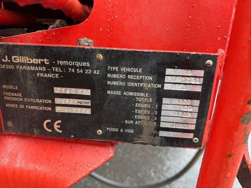 Wannenkipper typu Gilibert 2160 MBO, Gebrauchtmaschine v Wargnies Le Grand (Obrázek 11)