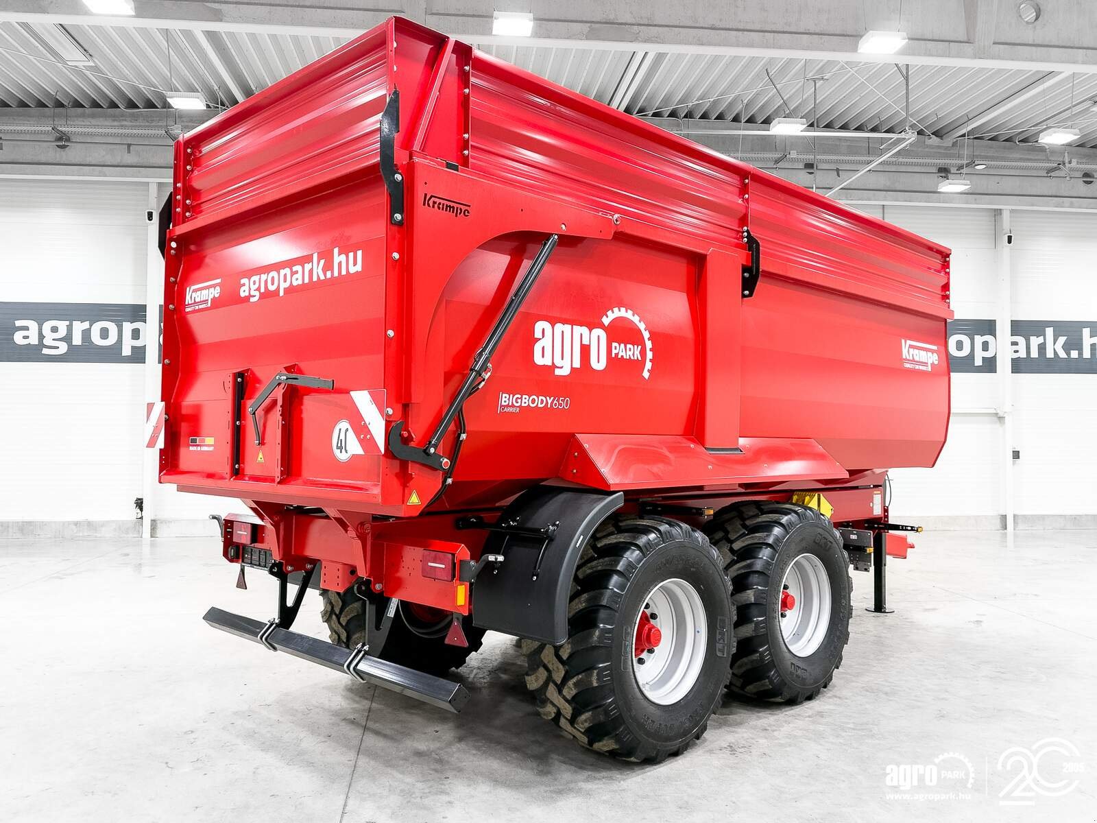 Wannenkipper des Typs Krampe Big Body 650 (BB 650) 21 tons capacity, 30,5 m3, 60 cm extension, Made in Germany, premium trailer, Gebrauchtmaschine in Csengele (Bild 3)