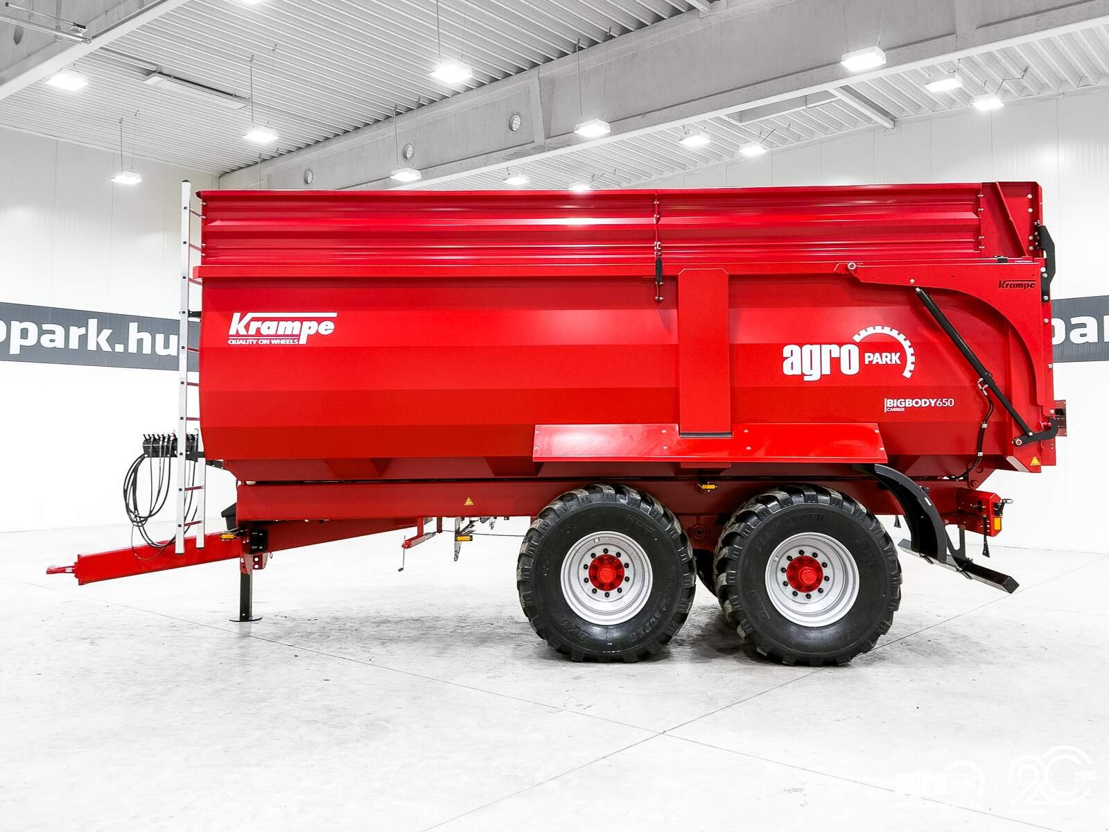 Wannenkipper des Typs Krampe Big Body 650 (BB 650) 21 tons capacity, 30,5 m3, 60 cm extension, Made in Germany, premium trailer, Gebrauchtmaschine in Csengele (Bild 5)