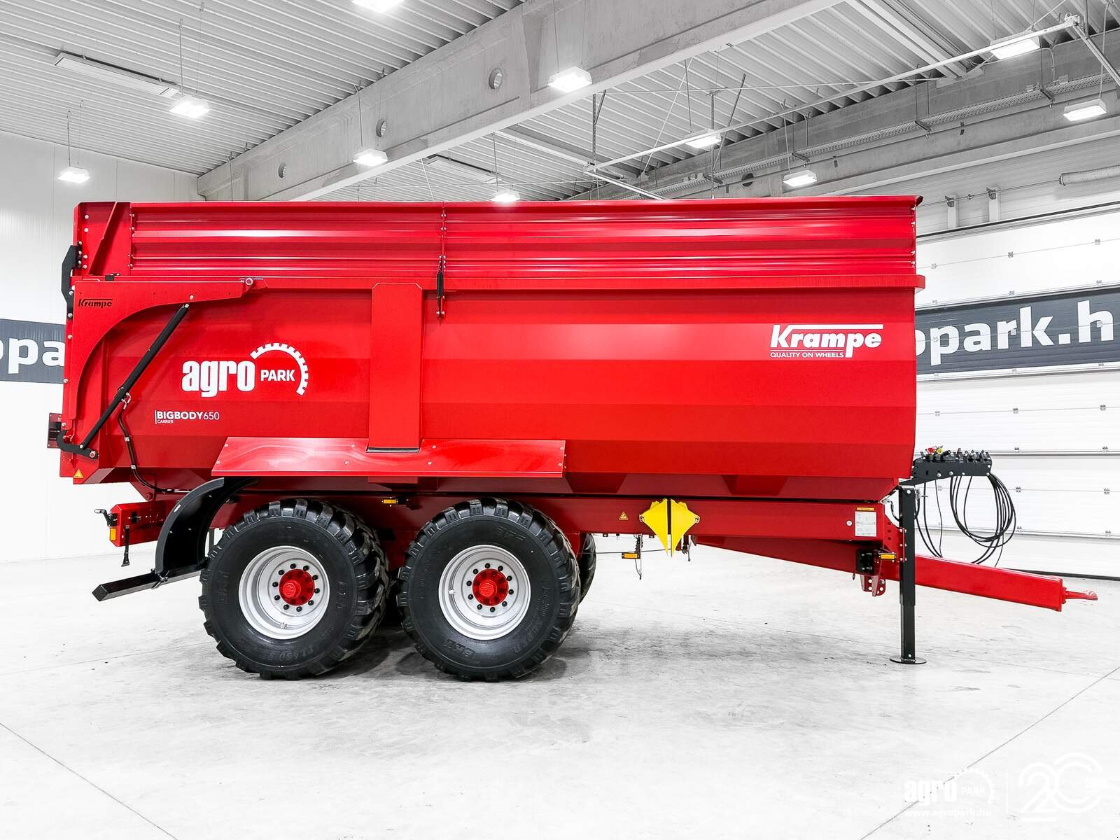 Wannenkipper des Typs Krampe Big Body 650 (BB 650) 21 tons capacity, 30,5 m3, 60 cm extension, Made in Germany, premium trailer, Gebrauchtmaschine in Csengele (Bild 9)