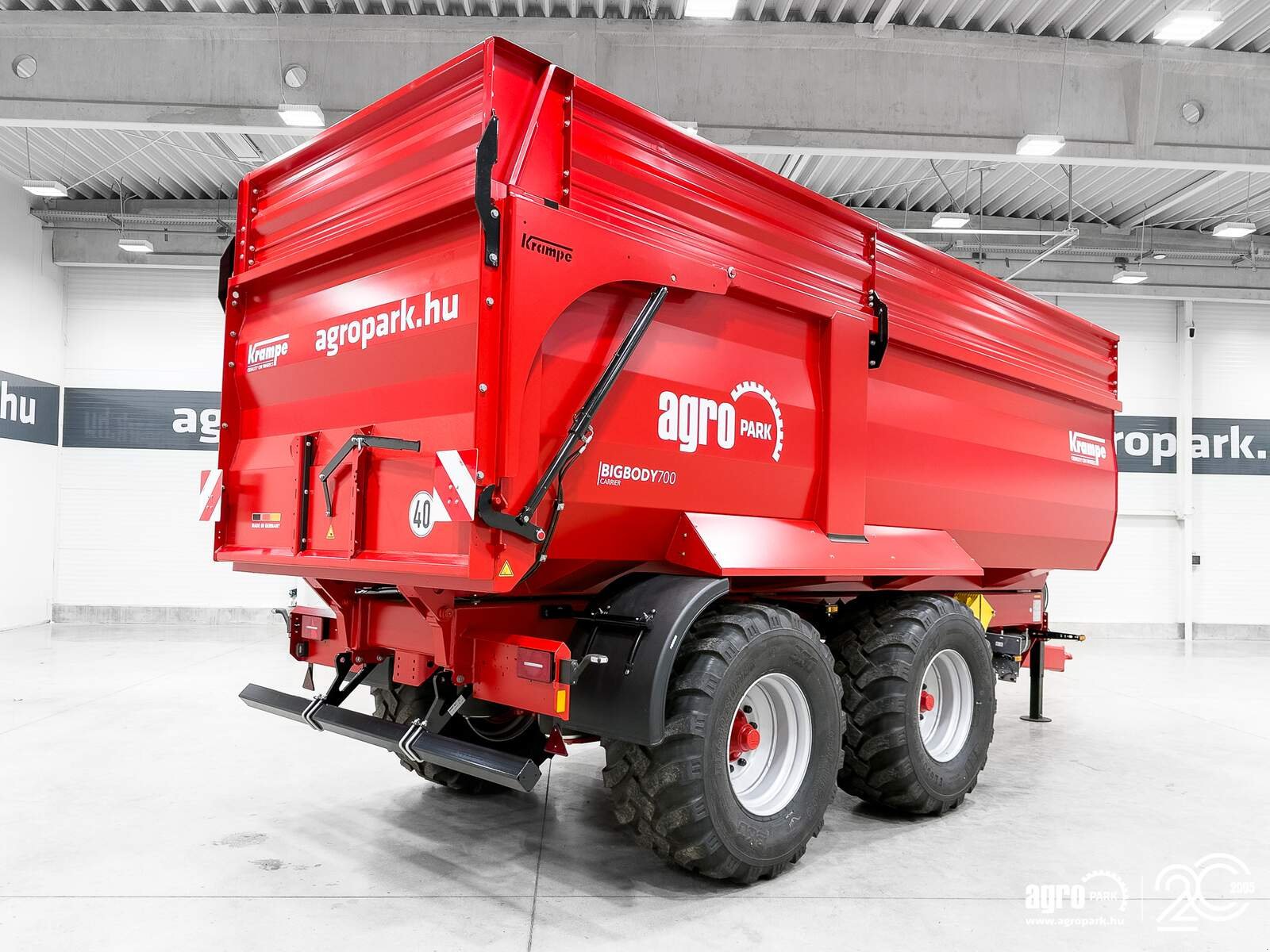 Wannenkipper typu Krampe Big Body 700 Carrier (BB 700) 22 tons capacity, 32,8 m3, 60 cm extension, Made in Germany, premium trailer, Gebrauchtmaschine w Csengele (Zdjęcie 3)