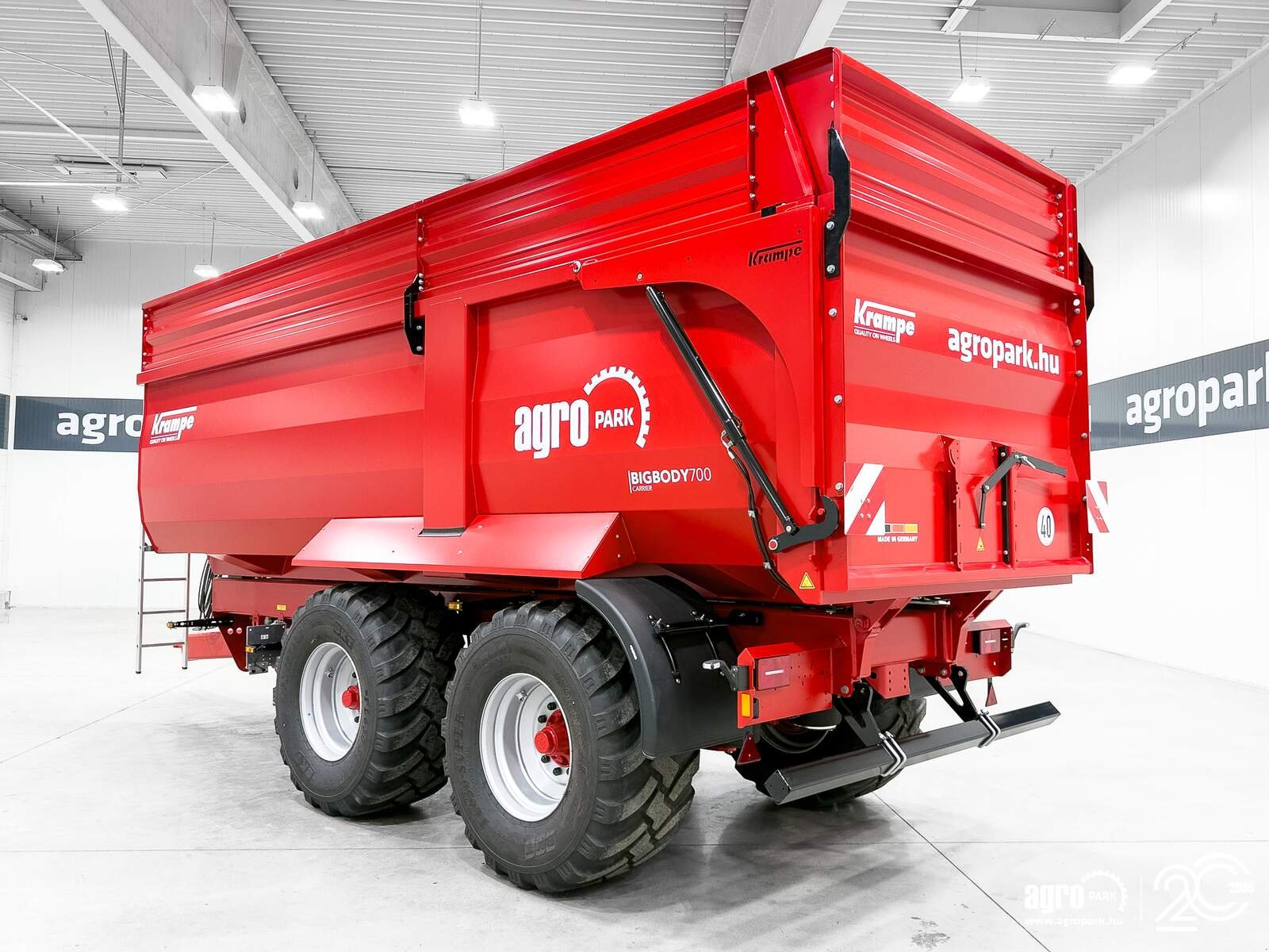 Wannenkipper typu Krampe Big Body 700 Carrier (BB 700) 22 tons capacity, 32,8 m3, 60 cm extension, Made in Germany, premium trailer, Gebrauchtmaschine w Csengele (Zdjęcie 4)
