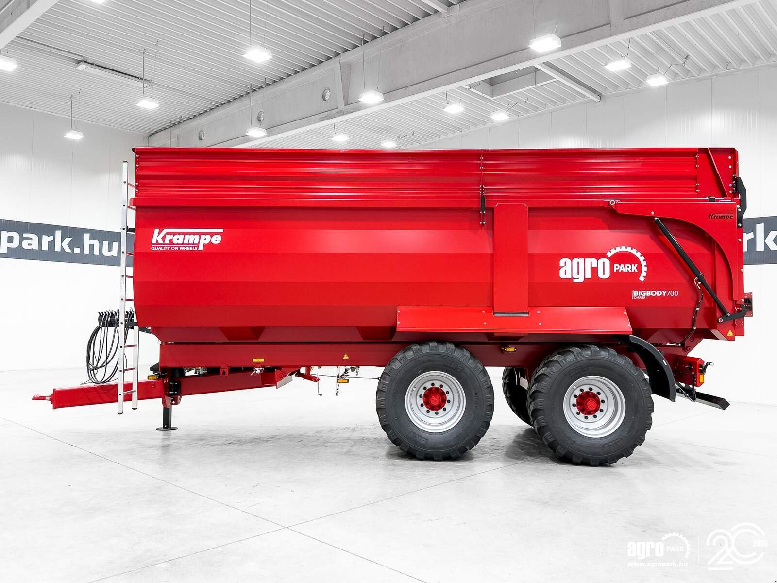 Wannenkipper typu Krampe Big Body 700 Carrier (BB 700) 22 tons capacity, 32,8 m3, 60 cm extension, Made in Germany, premium trailer, Gebrauchtmaschine w Csengele (Zdjęcie 5)
