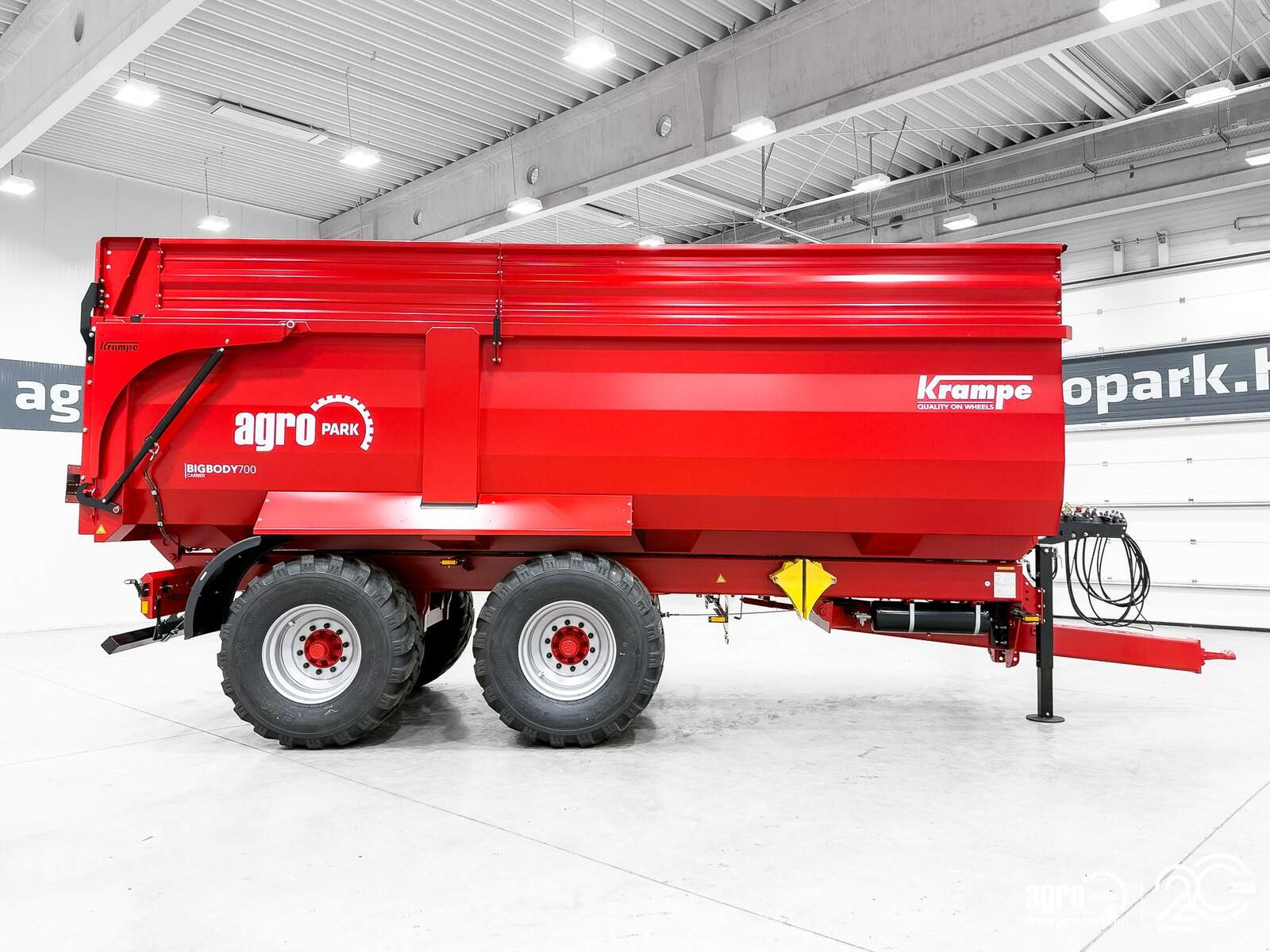 Wannenkipper typu Krampe Big Body 700 Carrier (BB 700) 22 tons capacity, 32,8 m3, 60 cm extension, Made in Germany, premium trailer, Gebrauchtmaschine w Csengele (Zdjęcie 9)