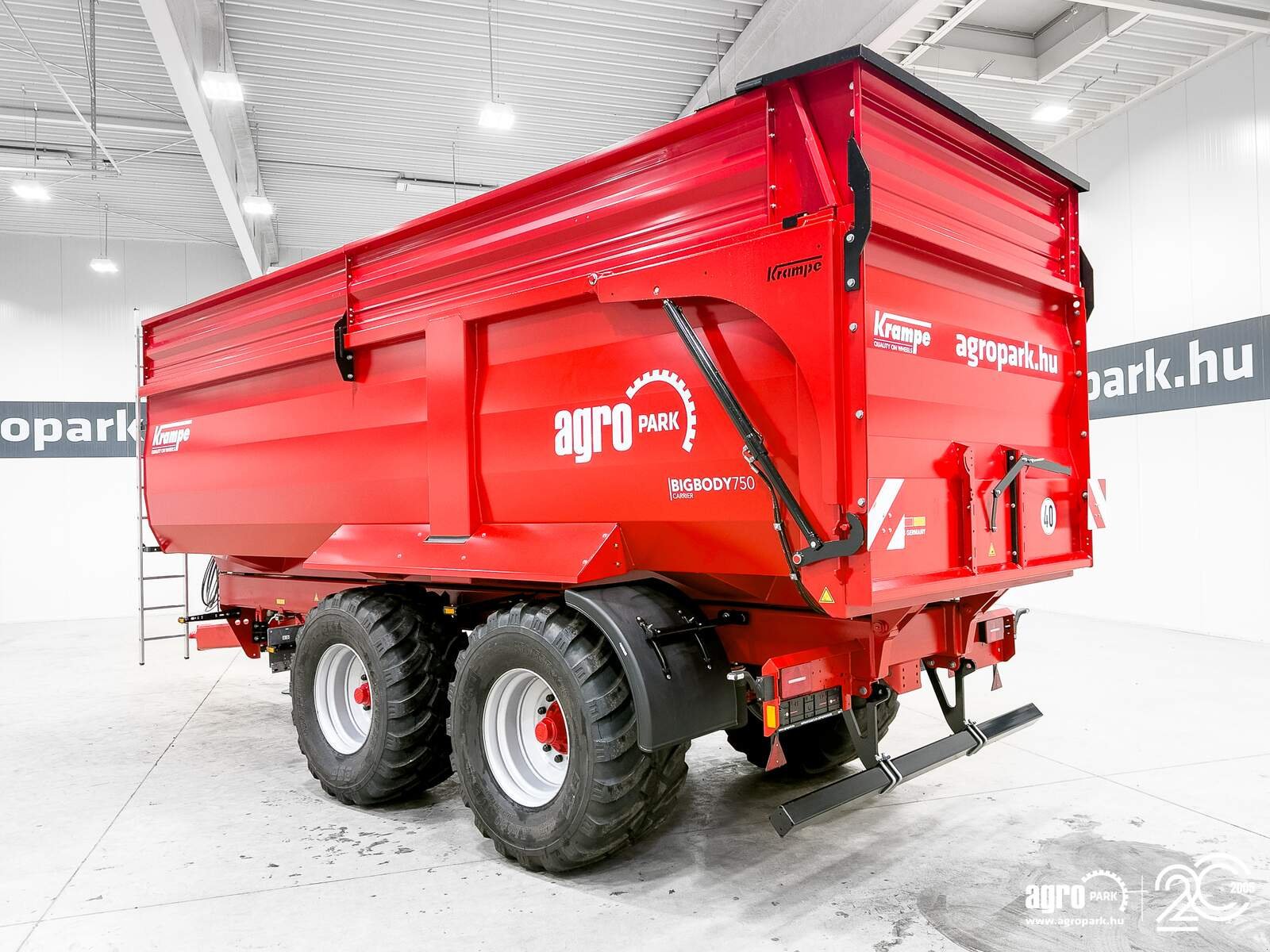 Wannenkipper typu Krampe Big Body 750 Carrier (BB 750) 22 tons capacity, 35,2 m3, 60 cm extension, Made in Germany, premium trailer, Gebrauchtmaschine w Csengele (Zdjęcie 3)