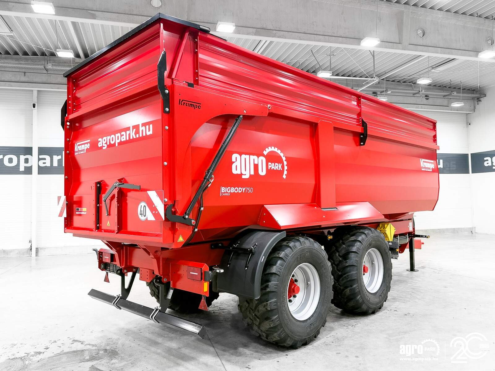 Wannenkipper typu Krampe Big Body 750 Carrier (BB 750) 22 tons capacity, 35,2 m3, 60 cm extension, Made in Germany, premium trailer, Gebrauchtmaschine w Csengele (Zdjęcie 4)