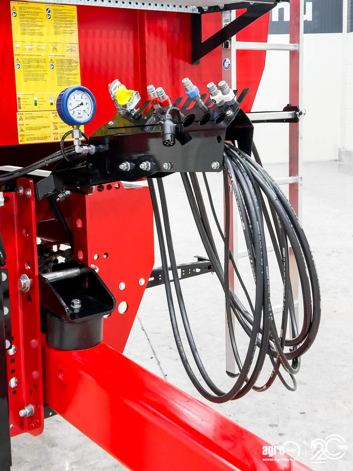 Wannenkipper typu Krampe Big Body 750 Carrier (BB 750) 22 tons capacity, 35,2 m3, 60 cm extension, Made in Germany, premium trailer, Gebrauchtmaschine w Csengele (Zdjęcie 13)