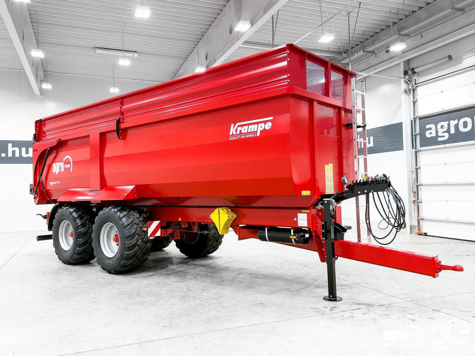 Wannenkipper Türe ait Krampe Big Body 790 Carrier (BB 790) 22 tonna teherbírás, 37,5 m3, 60 cm extension, Made in Germany, premium trailer, Gebrauchtmaschine içinde Csengele (resim 2)
