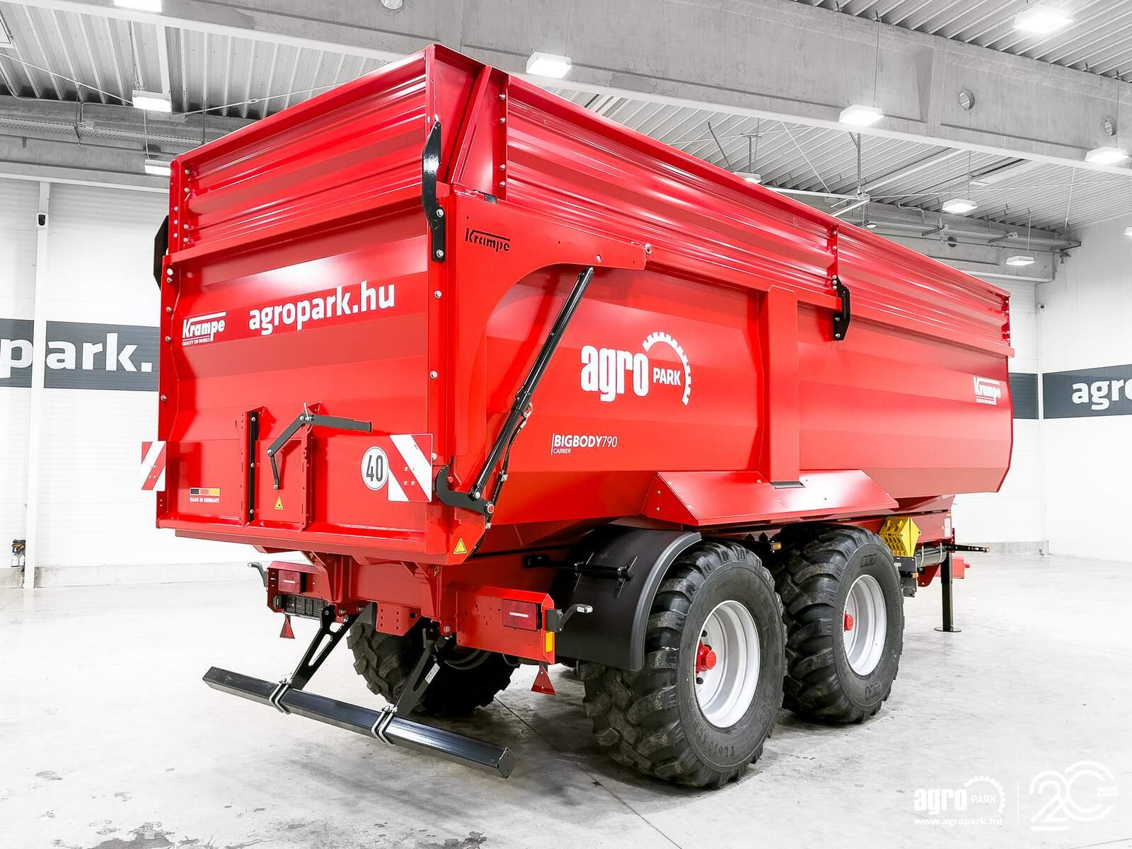 Wannenkipper Türe ait Krampe Big Body 790 Carrier (BB 790) 22 tonna teherbírás, 37,5 m3, 60 cm extension, Made in Germany, premium trailer, Gebrauchtmaschine içinde Csengele (resim 3)