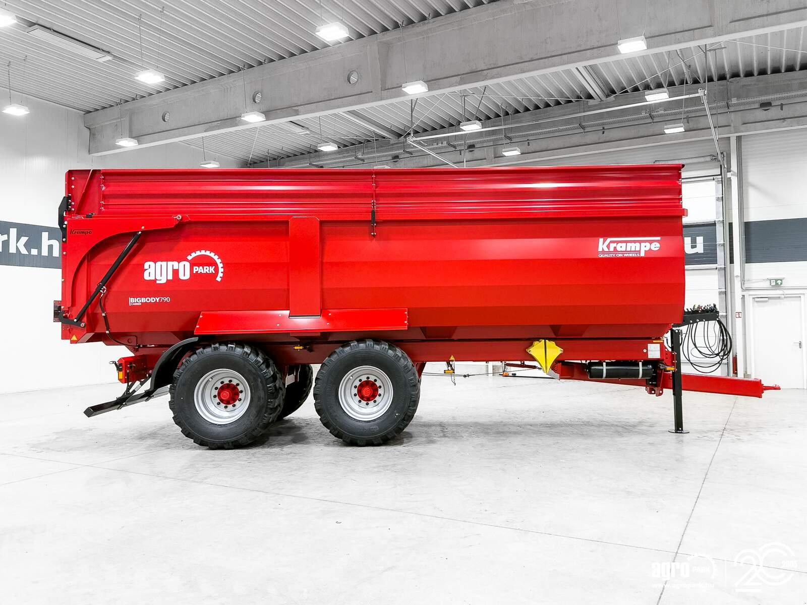 Wannenkipper Türe ait Krampe Big Body 790 Carrier (BB 790) 22 tonna teherbírás, 37,5 m3, 60 cm extension, Made in Germany, premium trailer, Gebrauchtmaschine içinde Csengele (resim 9)