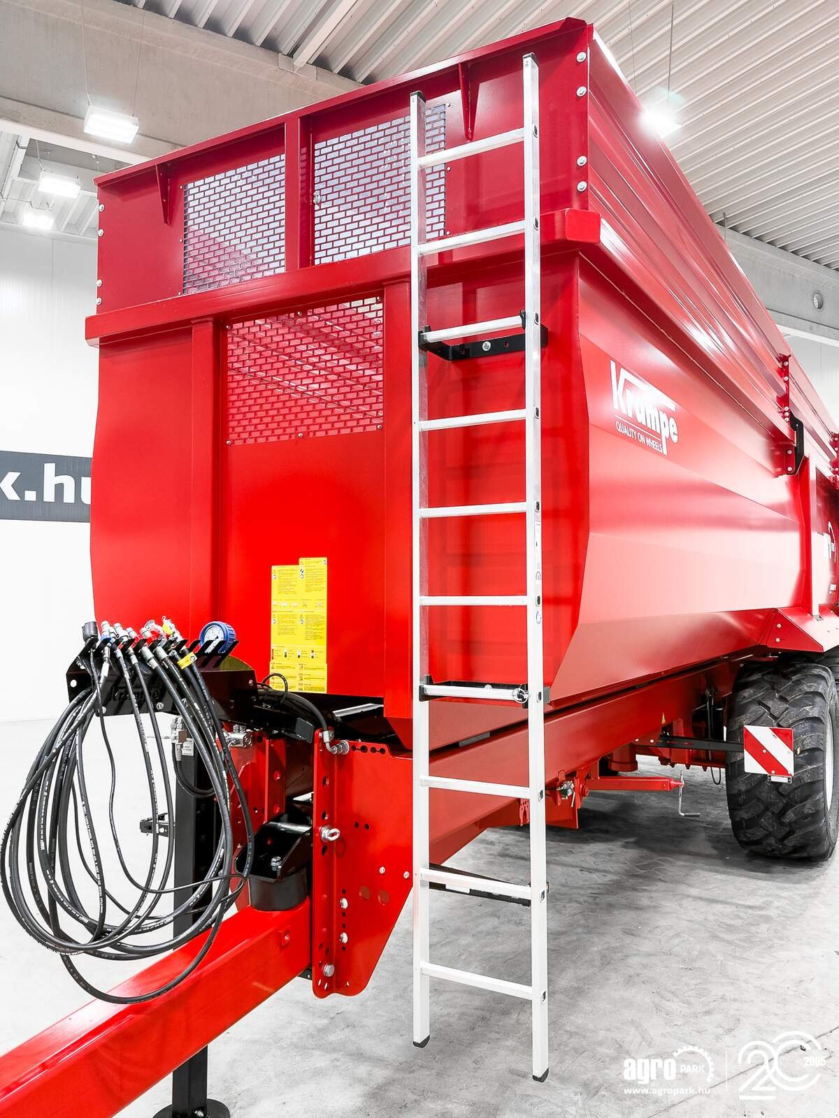 Wannenkipper Türe ait Krampe Big Body 790 Carrier (BB 790) 22 tonna teherbírás, 37,5 m3, 60 cm extension, Made in Germany, premium trailer, Gebrauchtmaschine içinde Csengele (resim 18)