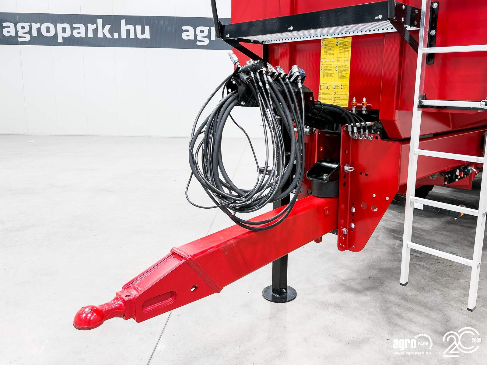 Wannenkipper van het type Krampe Big Body 900 (BB 900) 28 tons capacity, 46,1 m3, 3 axles, 80 cm extension, Made in Germany, premium trailer, Gebrauchtmaschine in Csengele (Foto 10)