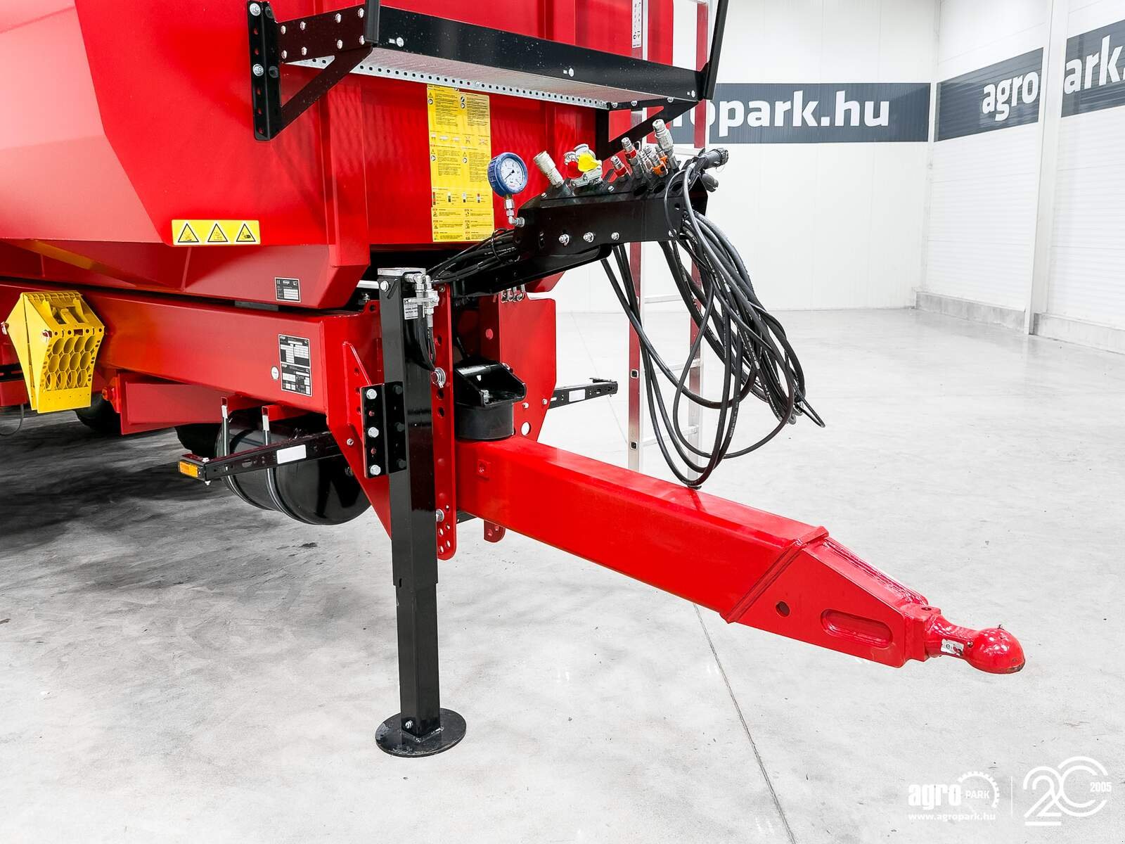 Wannenkipper van het type Krampe Big Body 900 (BB 900) 28 tons capacity, 46,1 m3, 3 axles, 80 cm extension, Made in Germany, premium trailer, Gebrauchtmaschine in Csengele (Foto 11)