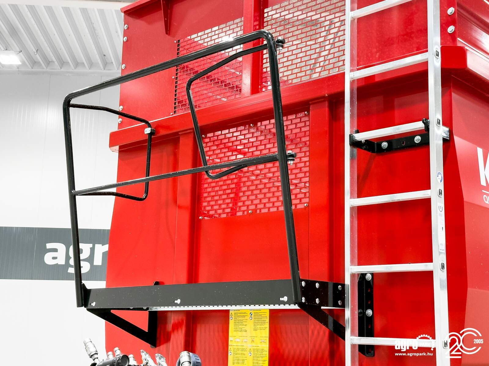 Wannenkipper van het type Krampe Big Body 900 (BB 900) 28 tons capacity, 46,1 m3, 3 axles, 80 cm extension, Made in Germany, premium trailer, Gebrauchtmaschine in Csengele (Foto 21)