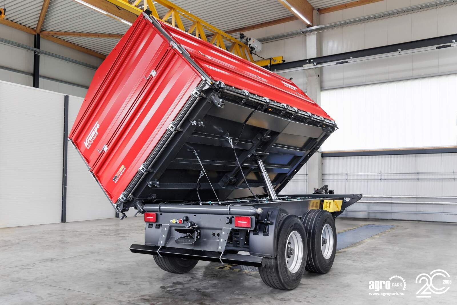 Wannenkipper tip Krampe FLEXBODY TDK18-500 UNUSED 17.300 kg payload, premium tandem trailer, 19.5 m³, 80+80 cm modular side walls, LED, 40 km/h, Gebrauchtmaschine in Csengele (Poză 3)