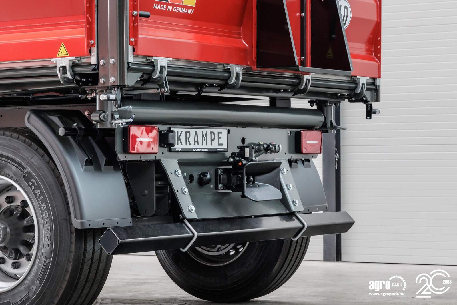 Wannenkipper tip Krampe FLEXBODY TDK18-500 UNUSED 17.300 kg payload, premium tandem trailer, 19.5 m³, 80+80 cm modular side walls, LED, 40 km/h, Gebrauchtmaschine in Csengele (Poză 12)