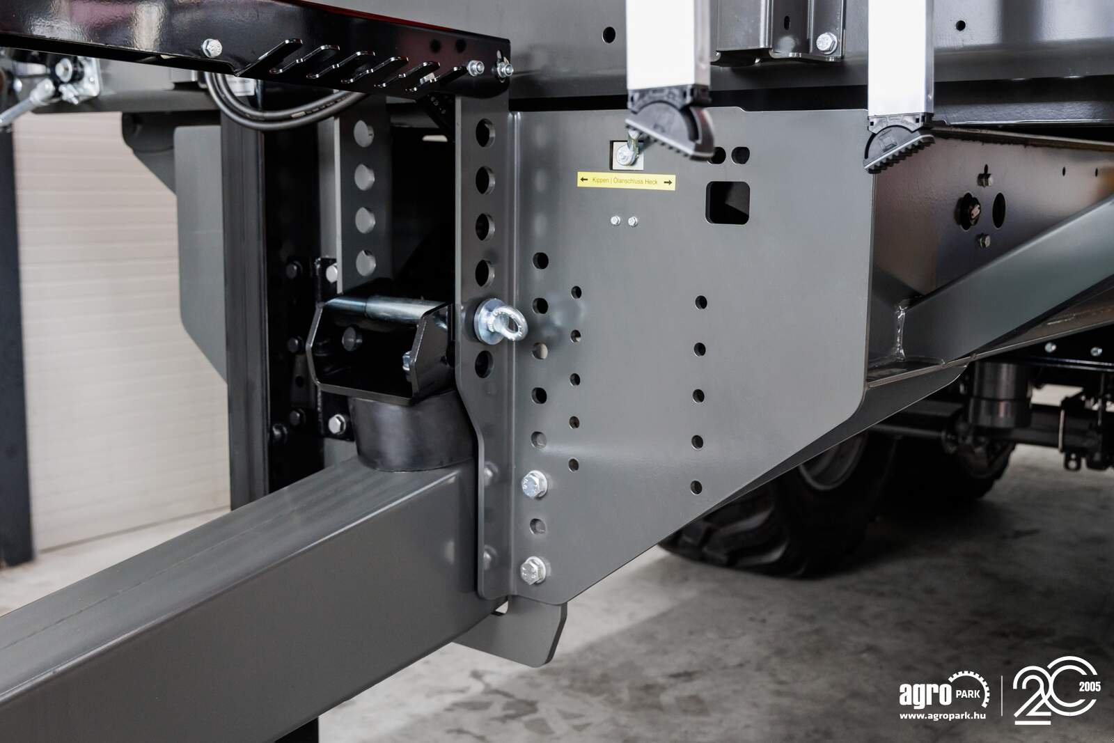 Wannenkipper tip Krampe FLEXBODY TDK18-500 UNUSED 17.300 kg payload, premium tandem trailer, 19.5 m³, 80+80 cm modular side walls, LED, 40 km/h, Gebrauchtmaschine in Csengele (Poză 16)