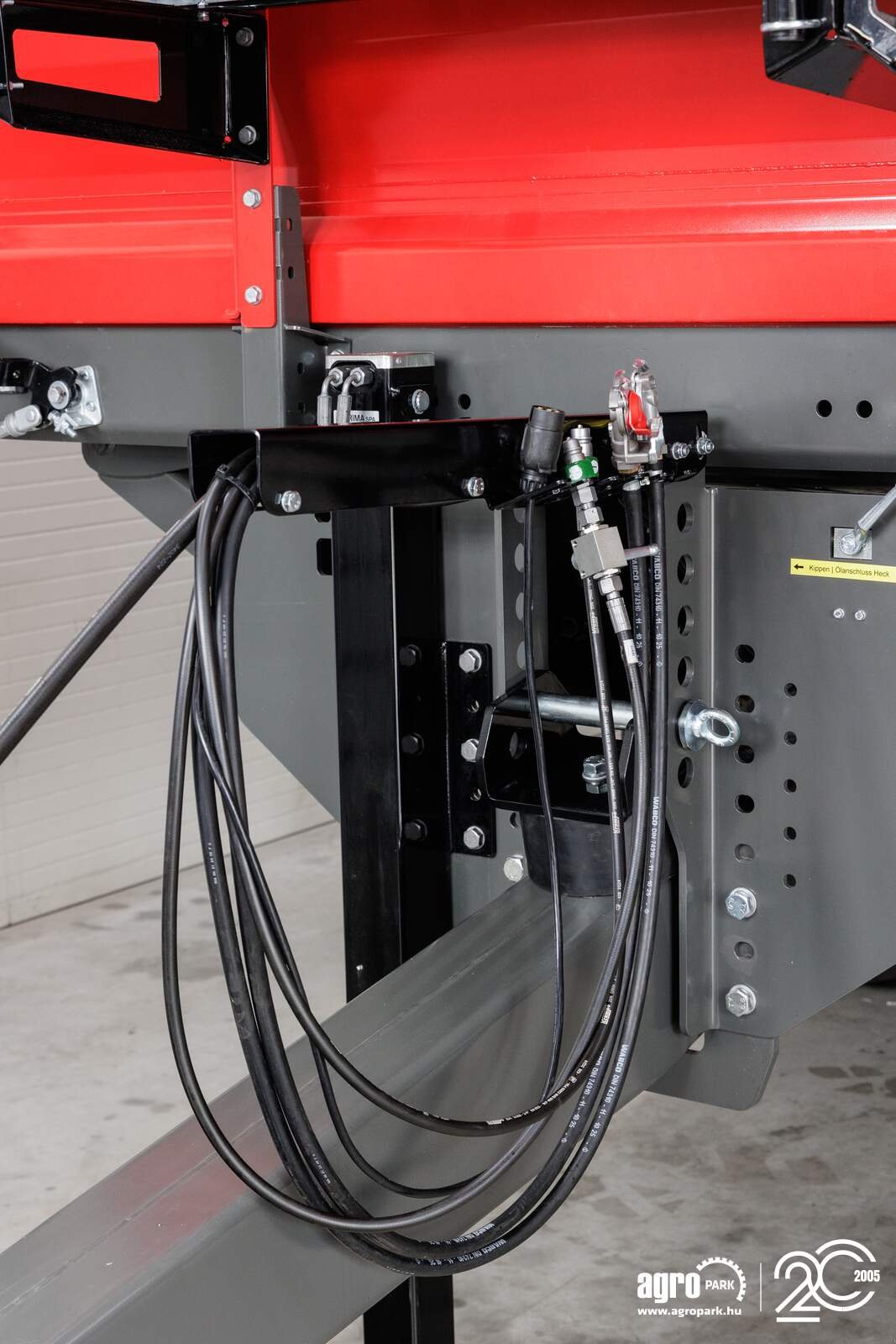 Wannenkipper tip Krampe FLEXBODY TDK18-500 UNUSED 17.300 kg payload, premium tandem trailer, 19.5 m³, 80+80 cm modular side walls, LED, 40 km/h, Gebrauchtmaschine in Csengele (Poză 17)