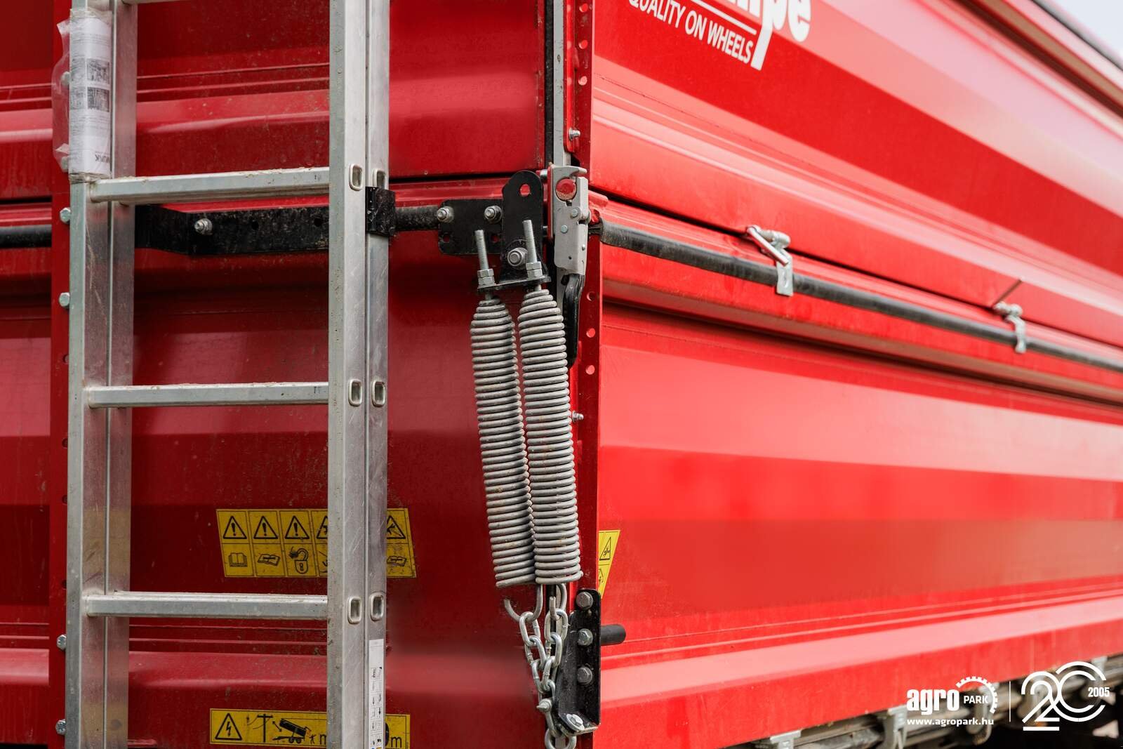 Wannenkipper tip Krampe FLEXBODY ZDK18-500 UNUSED 15,000 kg load capacity, turntable trailer, 19.5 m³, 80+80 cm modular side walls, LED lighting, 40 km/h, Gebrauchtmaschine in Csengele (Poză 8)