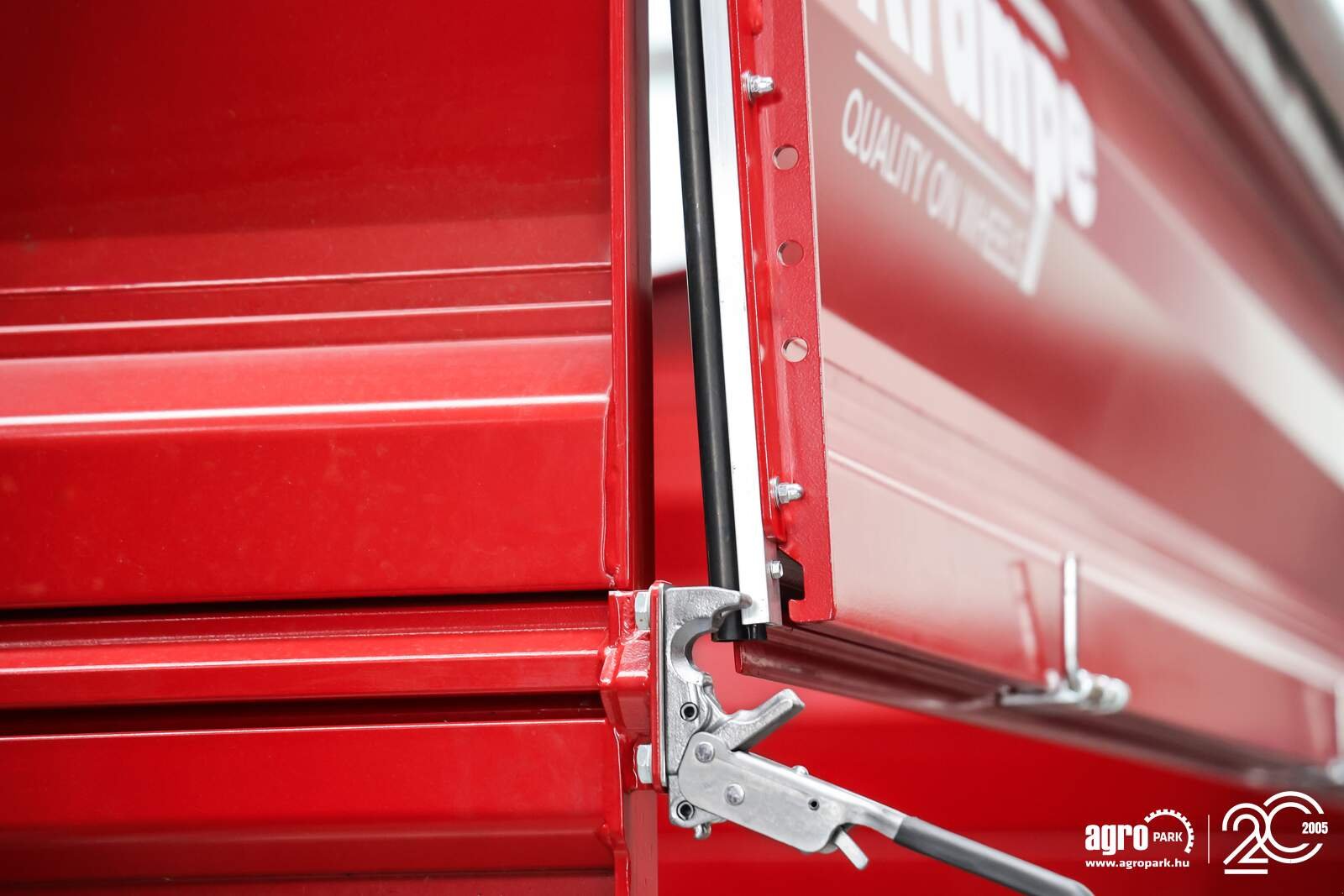 Wannenkipper tip Krampe FLEXBODY ZDK18-500 UNUSED 15,000 kg load capacity, turntable trailer, 19.5 m³, 80+80 cm modular side walls, LED lighting, 40 km/h, Gebrauchtmaschine in Csengele (Poză 9)