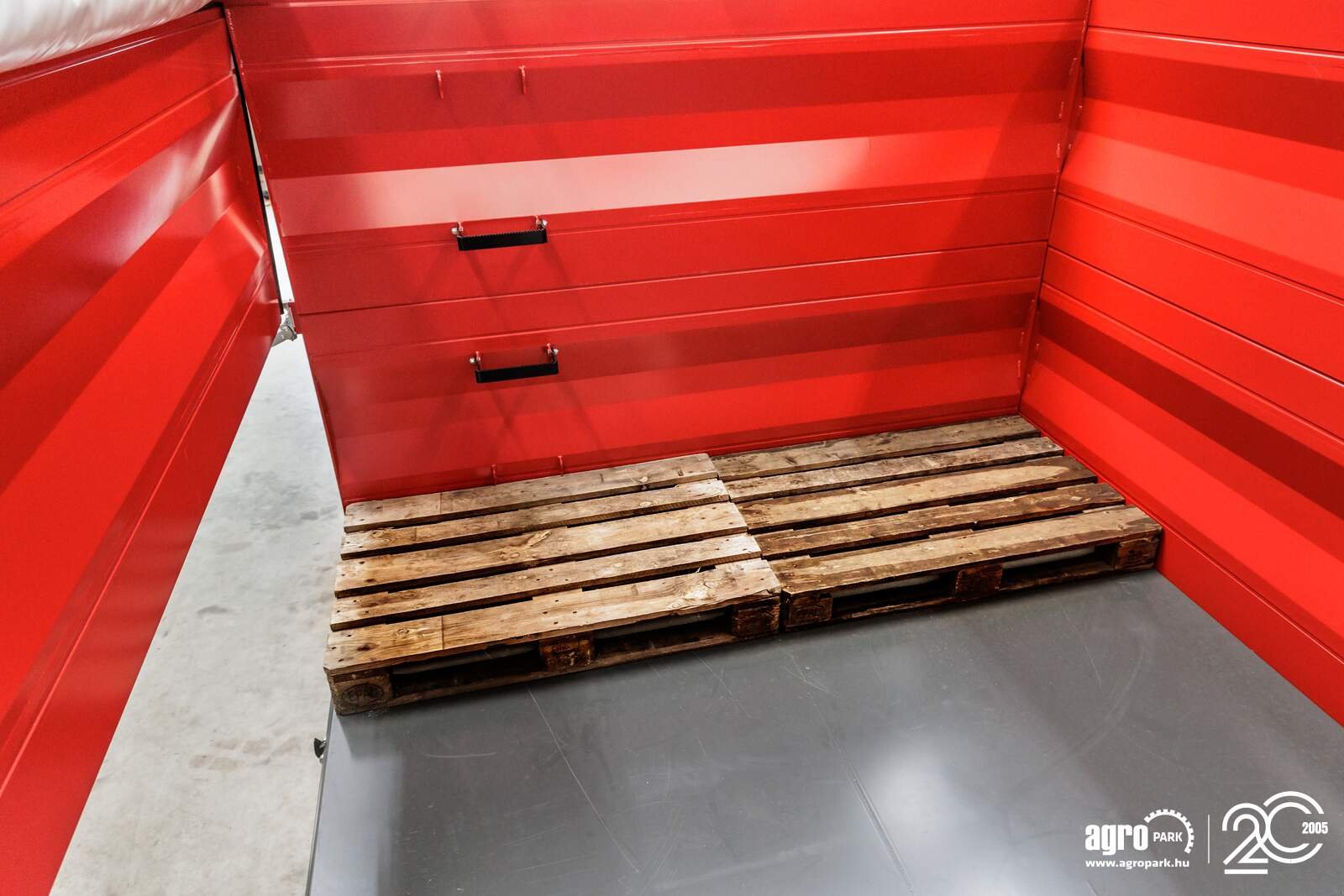 Wannenkipper tip Krampe FLEXBODY ZDK18-500 UNUSED 15,000 kg load capacity, turntable trailer, 19.5 m³, 80+80 cm modular side walls, LED lighting, 40 km/h, Gebrauchtmaschine in Csengele (Poză 11)