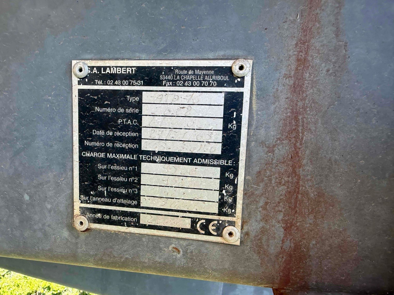 Wannenkipper des Typs Sonstige A 16, Gebrauchtmaschine in LA SOUTERRAINE (Bild 7)