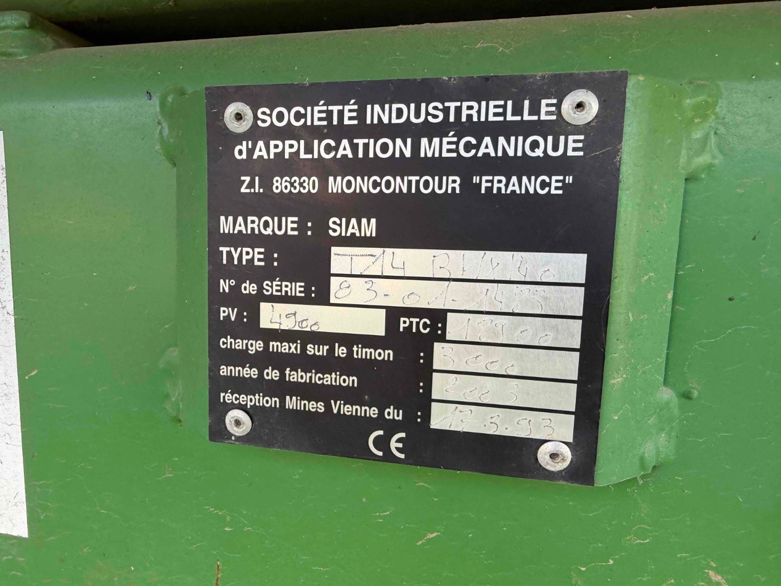 Wannenkipper del tipo Sonstige BMX14, Gebrauchtmaschine In LA SOUTERRAINE (Immagine 5)