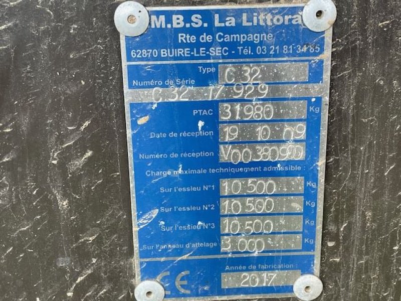 Wannenkipper типа Sonstige C32, Gebrauchtmaschine в les hayons (Фотография 6)