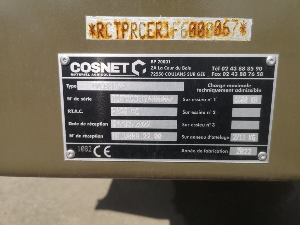 Wannenkipper tipa Sonstige CERES 6,0, Gebrauchtmaschine u BEAULEU (Slika 10)