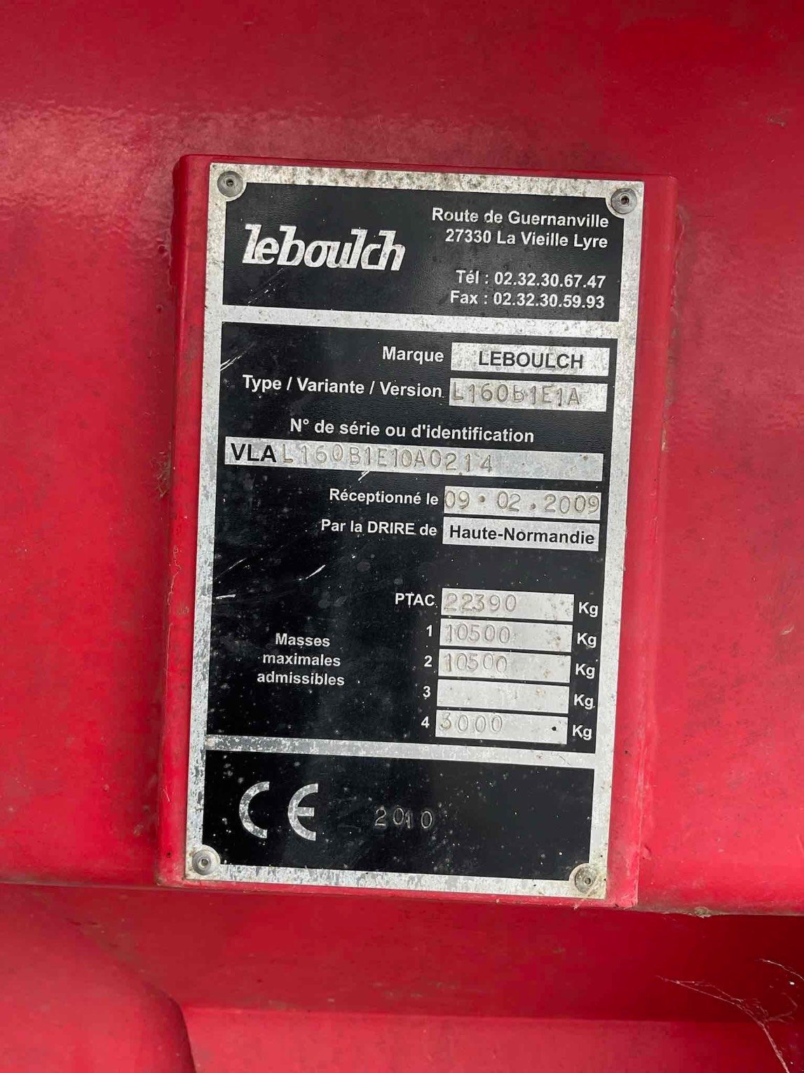 Wannenkipper от тип Sonstige L160B1E1A ., Gebrauchtmaschine в SAINT CLAIR SUR ELLE (Снимка 11)