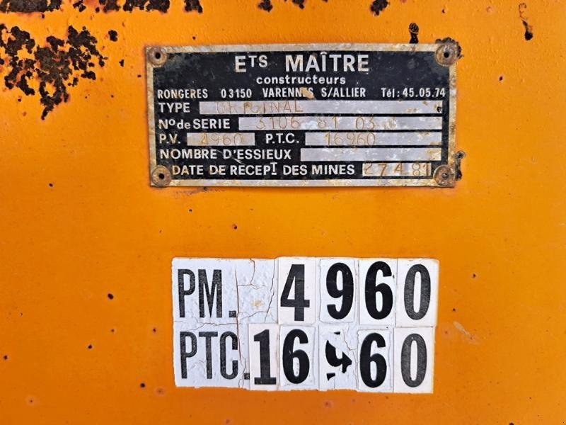Wannenkipper типа Sonstige ORIGINALE, Gebrauchtmaschine в SAINT-GERMAIN DU PUY (Фотография 6)