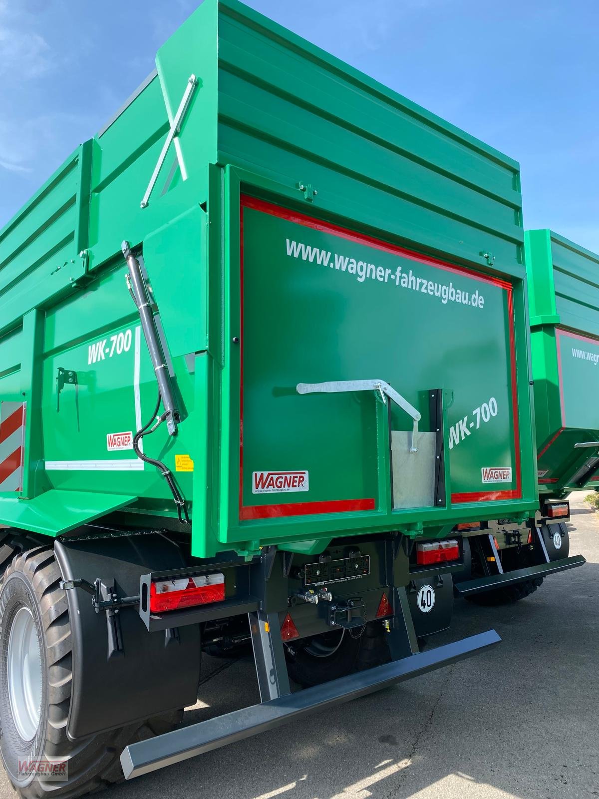 Wannenkipper del tipo Wagner Tandem-Wannenkipper, WK-700, 22to., Neumaschine en Deiningen (Imagen 2)